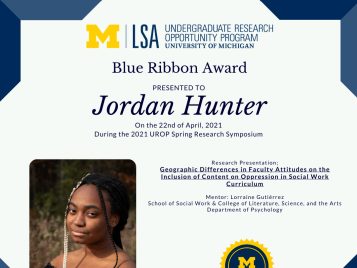 2021 UROP Spring Symposium Blue Ribbon IG 1 